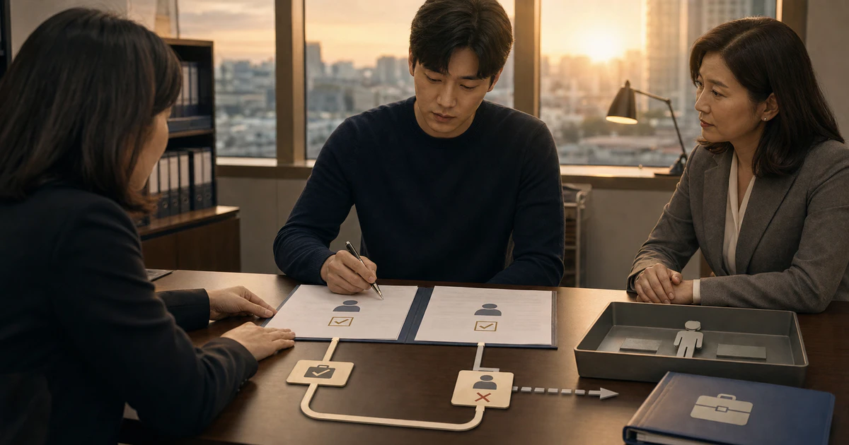 실업급여가 갈리는 서류 두 장