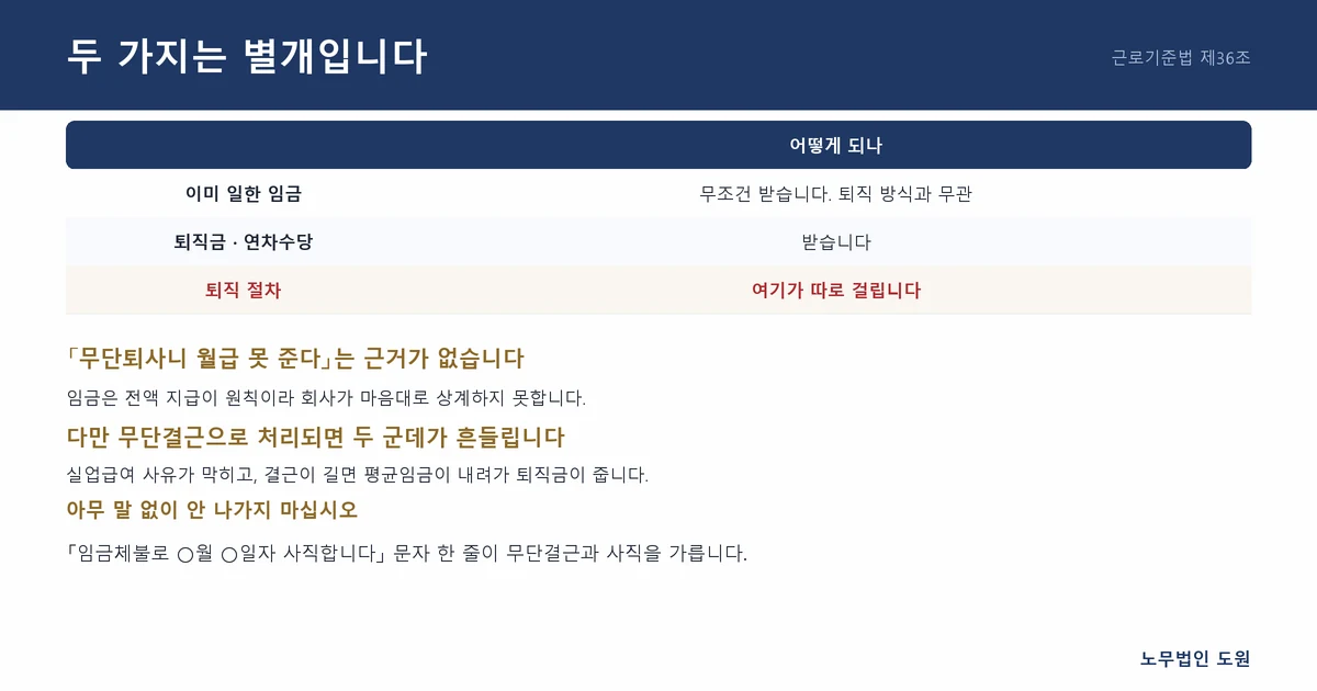두 가지는 별개입니다