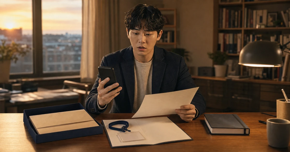 채용 확정 후 입사 취소의 법적 성격을 검토하는 장면